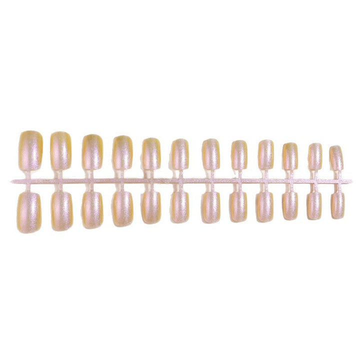 Glossy Reflective Press-On Nail Set Kalsten