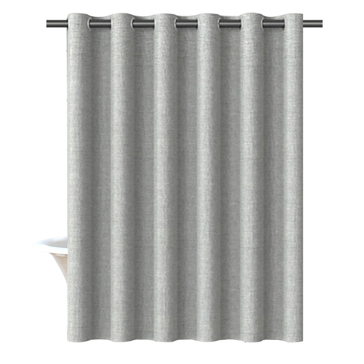 Textured Fabric Shower Curtain Kalsten 1784802088