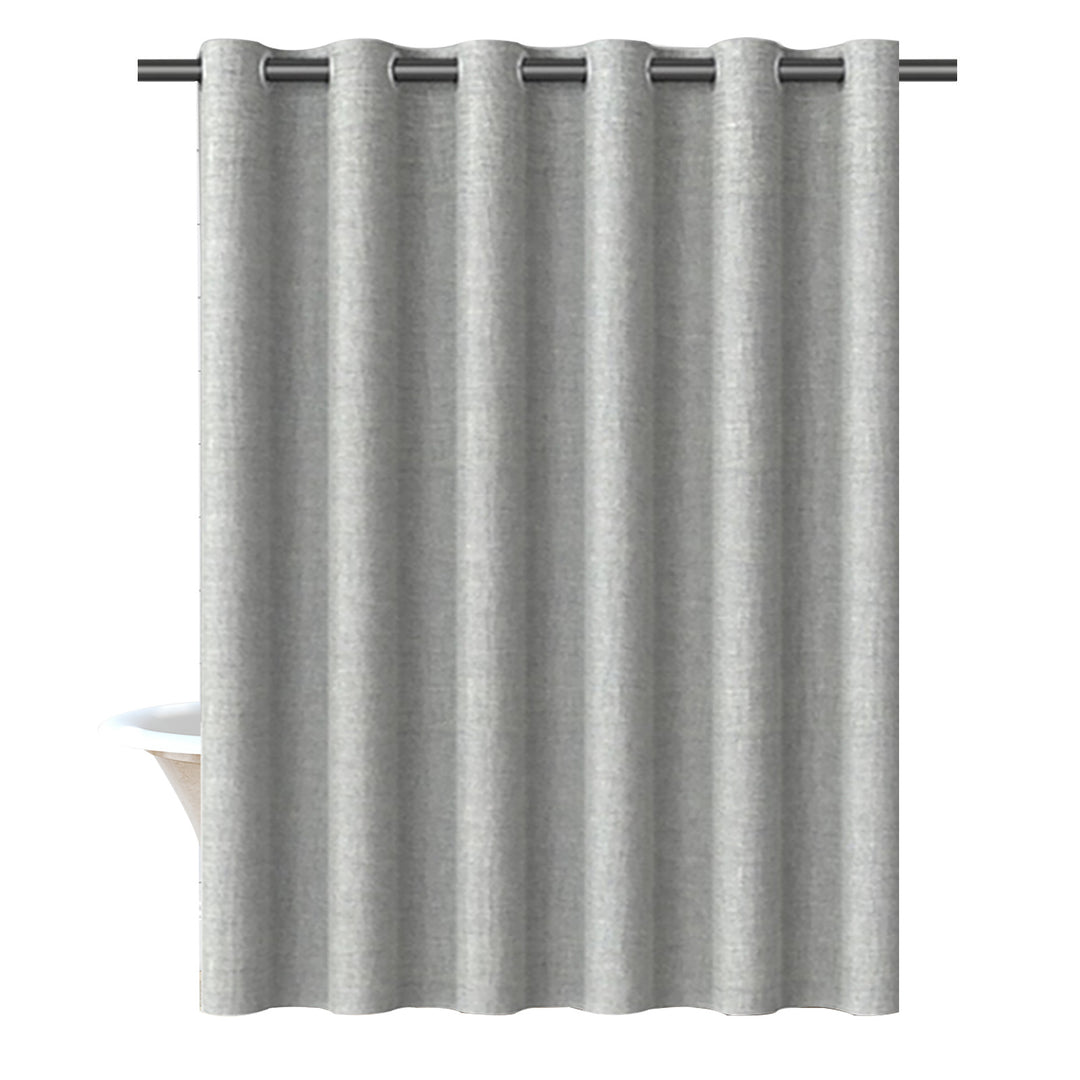 Textured Fabric Shower Curtain Kalsten 1784802089