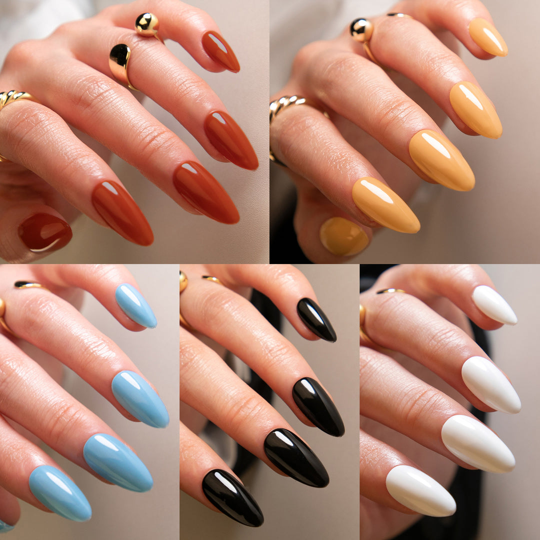 elegant Stiletto nails in high gloss finish Kalsten