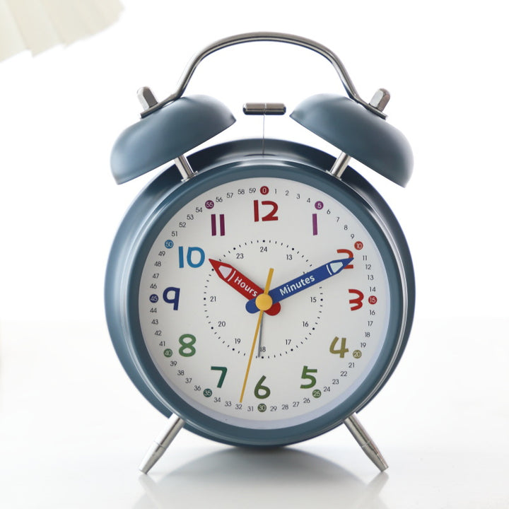 Learning clock with double bell mechanism Kalsten