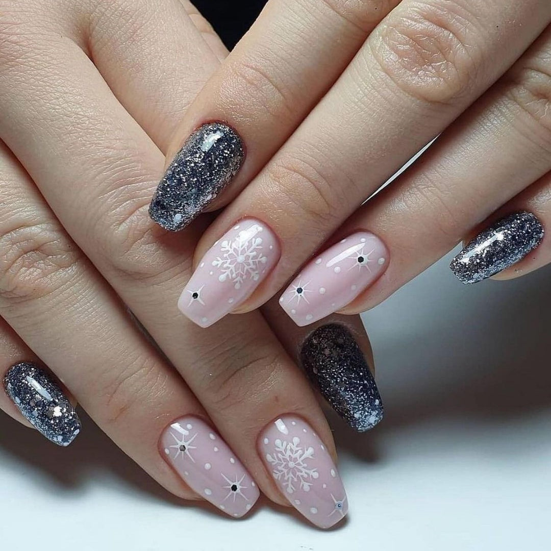Ornate Butterfly-Inspired Acrylic Nail Extensions Kalsten