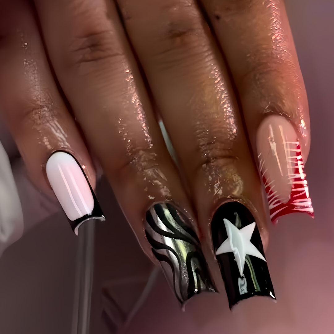 Creative Artistic Press-On Nails Kalsten