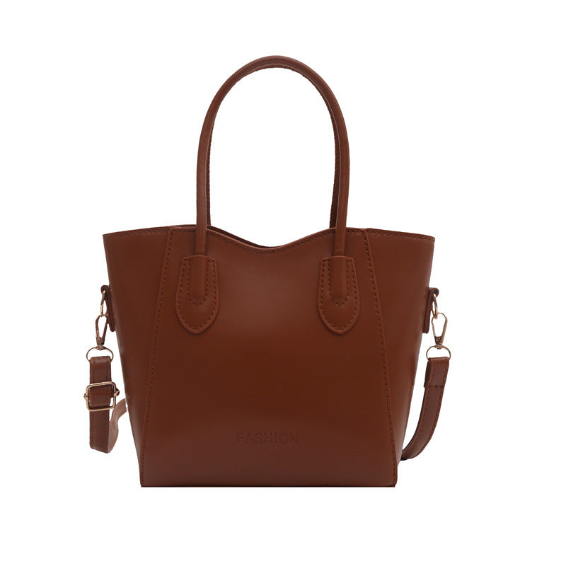 Luxurious Structured Handheld Satchel