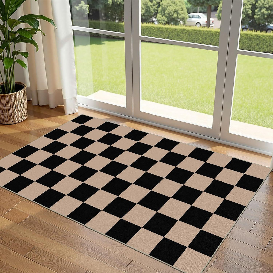 Decorative Floral Pattern Area Rug