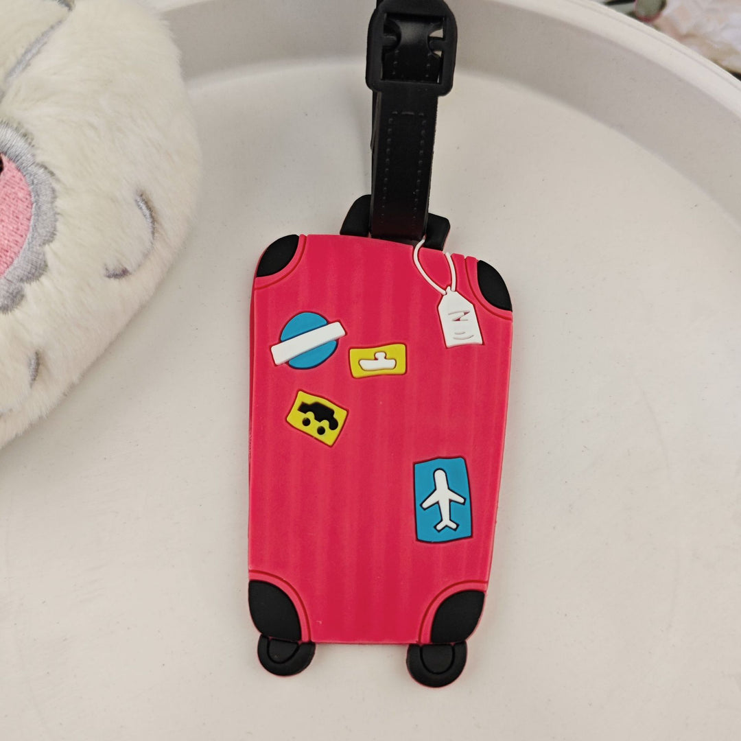 Unisex luggage tag in playful suitcase design Kalsten