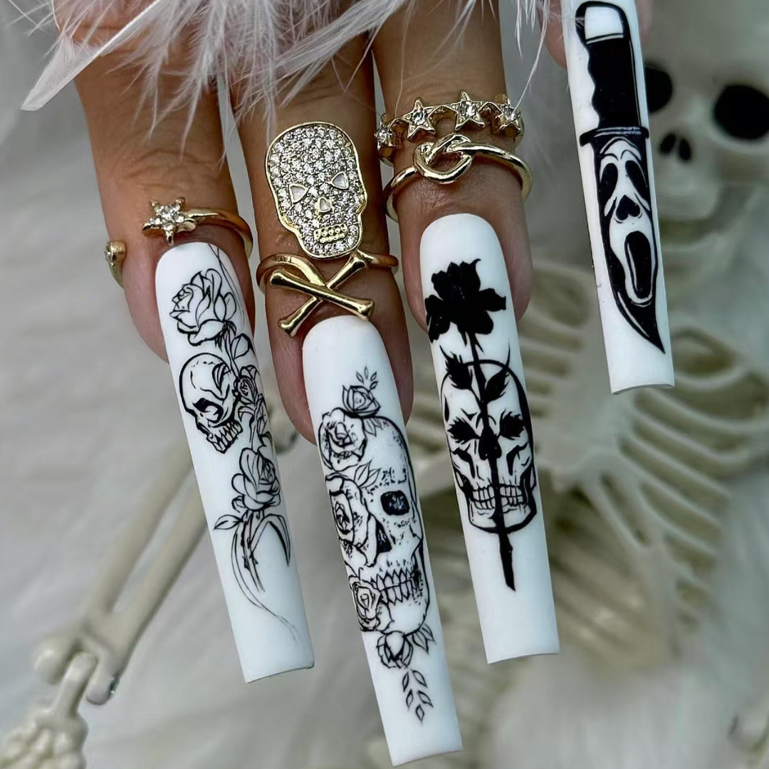 Glamorous Halloween Art Nails Kalsten