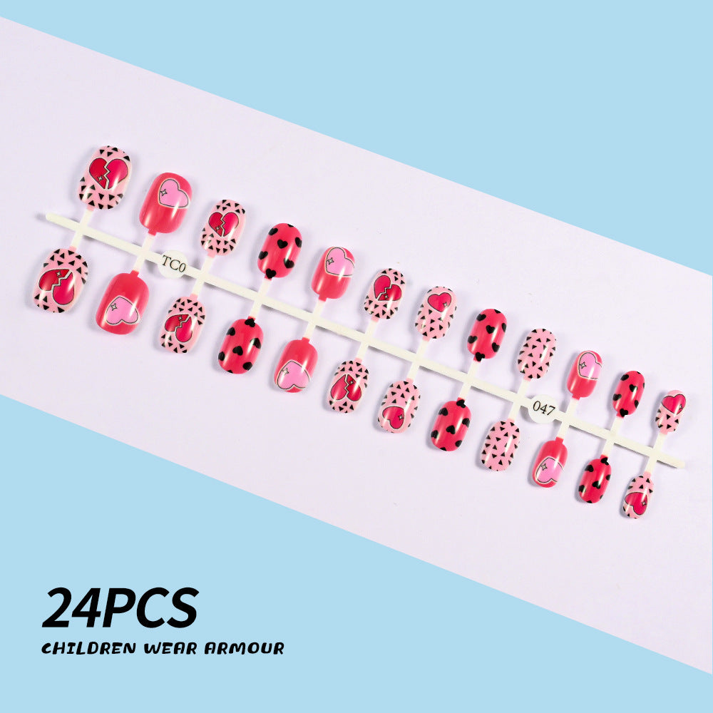 Children's Fun-Themed Press-On Nail Set Kalsten