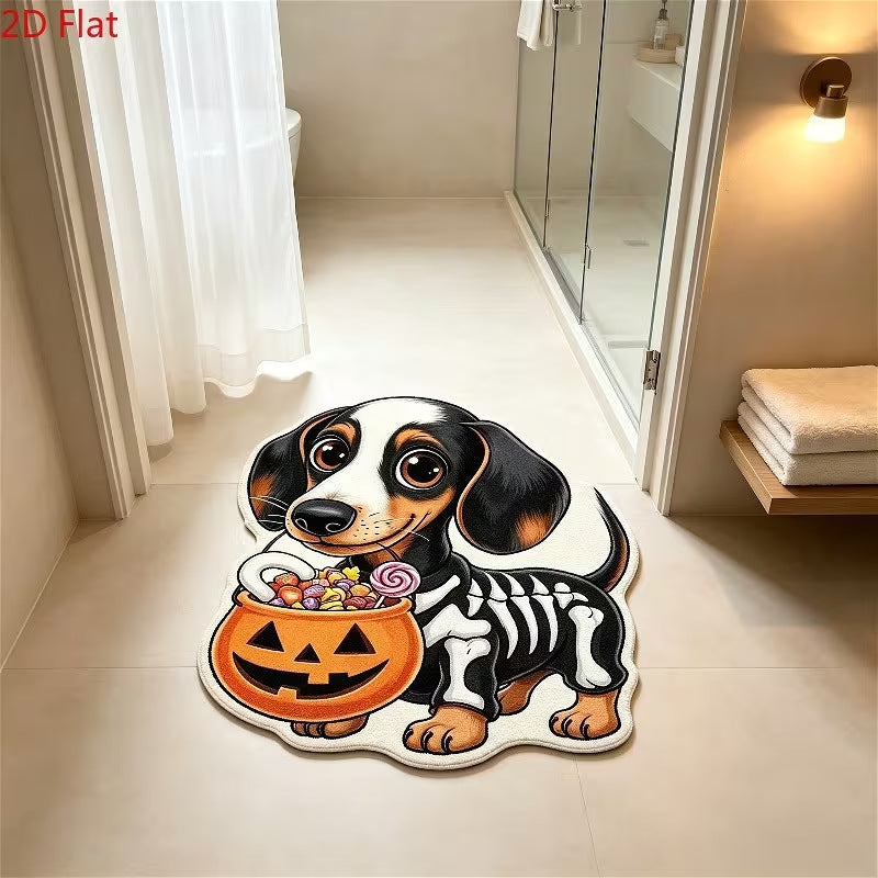 Halloween-Themed Fun Bath Mat