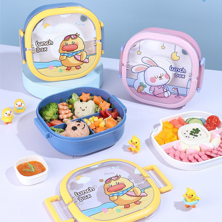 Whimsical Cartoon-Themed Bento Lunch Box