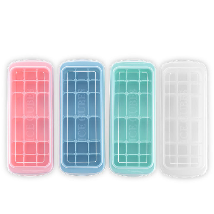 Silicone ice cube tray with precise fitting lid Kalsten