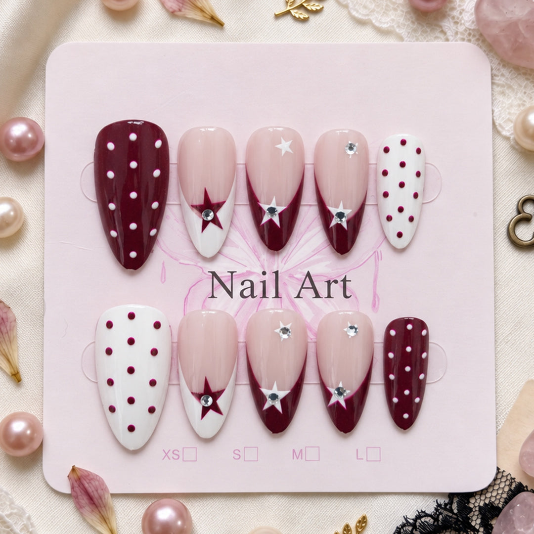 Decorative Press-On Nail Art Set