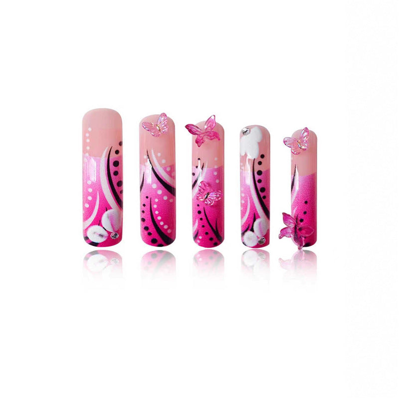 Artistic Butterfly Nail Art Kalsten