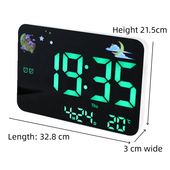 Digital alarm clock with projection and temperature display Kalsten