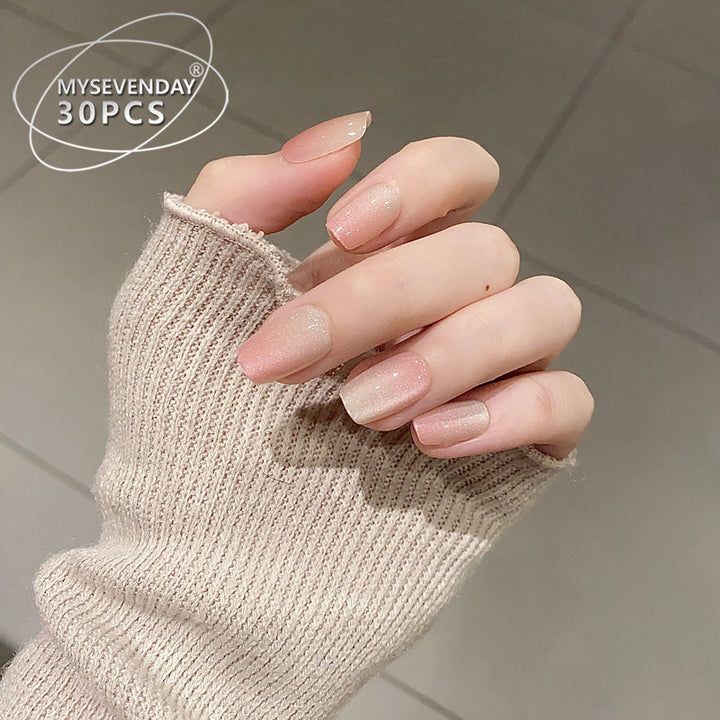 Premium Glossy Press-On Nail Set with Gradient Finish Kalsten
