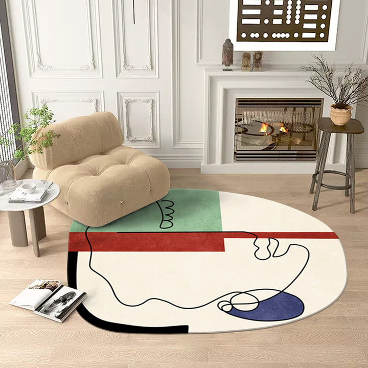 Playful Cow Print Rug
