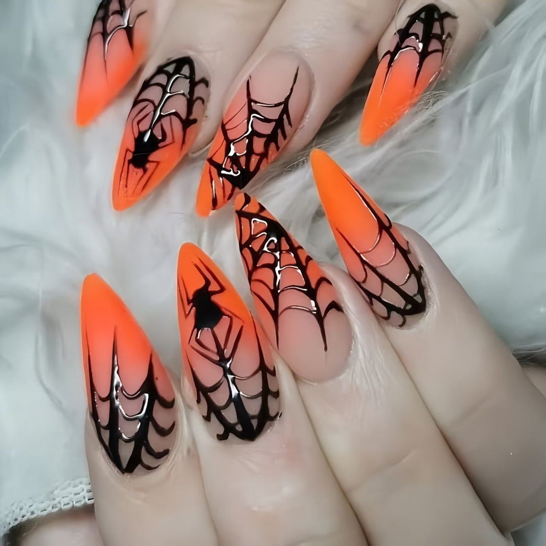 Halloween-Themed Nail Art