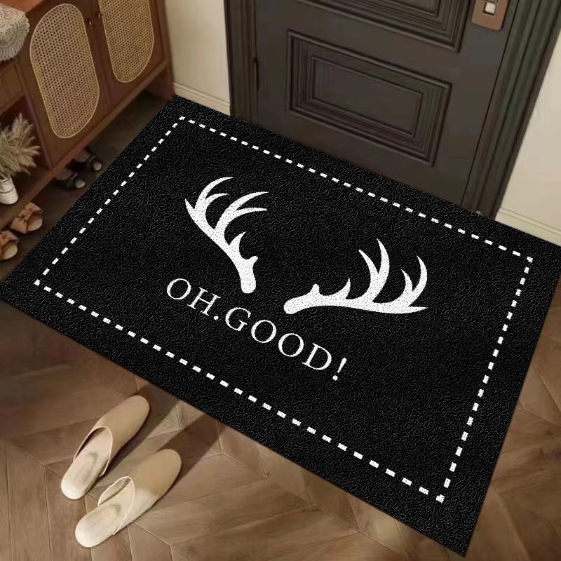 Playful Character-Themed Welcome Mat