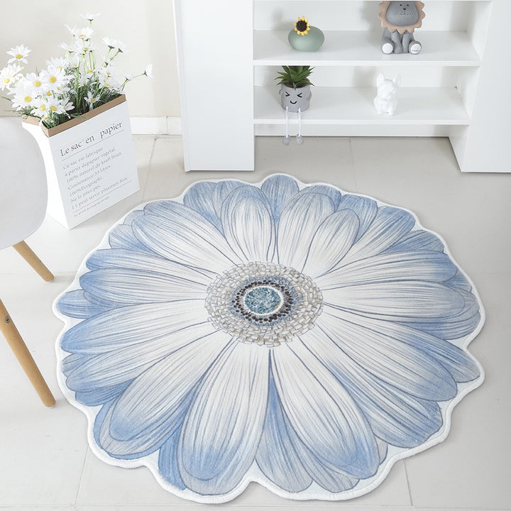 Floral Print Round Area Rug Kalsten