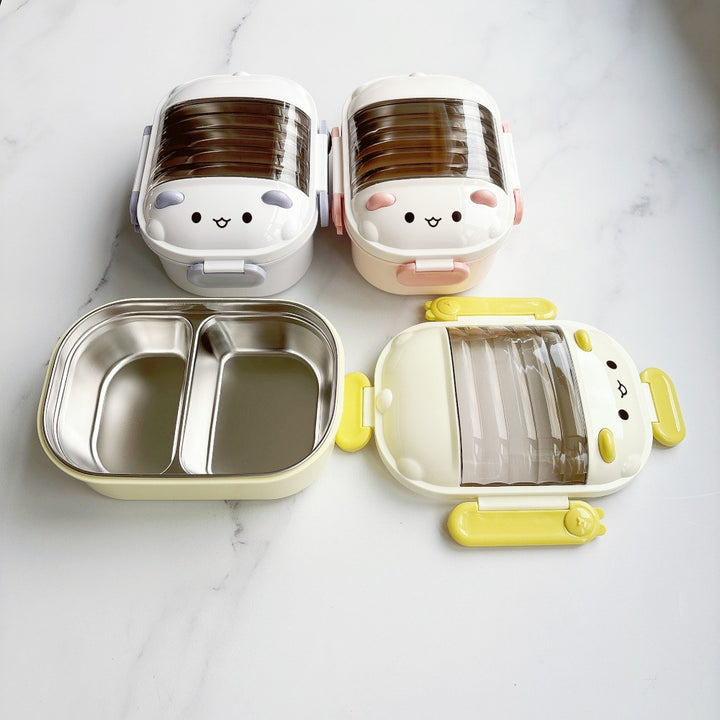 Cute Cartoon-Themed Lunch Bento Box
