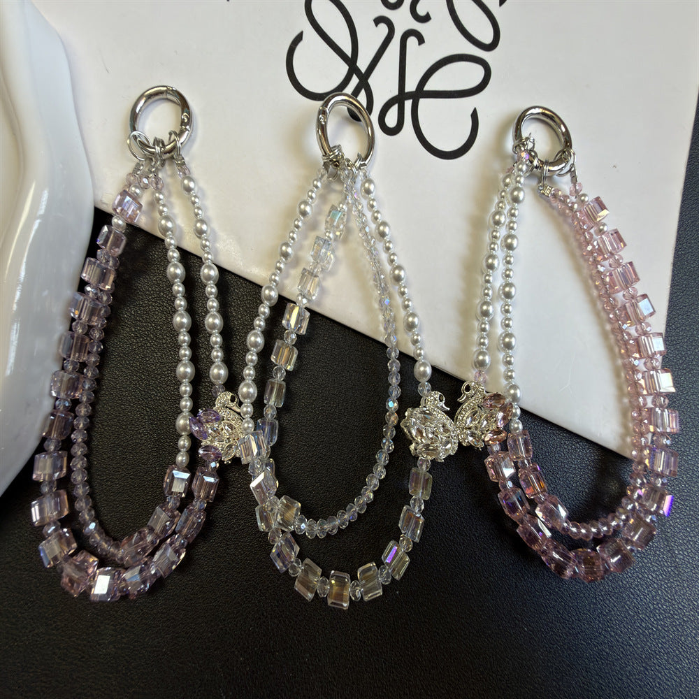Elegant Multi-Strand Beaded Charm Bracelet Kalsten
