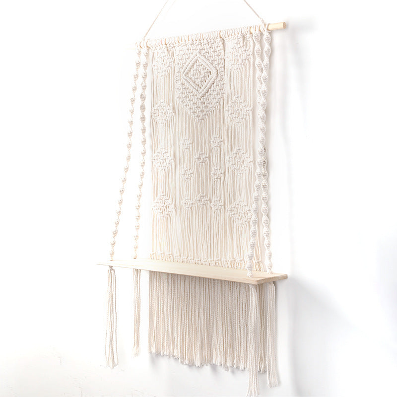 Macrame Wall Shelf with Hanger Kalsten