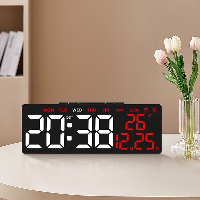 Digital alarm clock with large, clear LED display and temperature display Kalsten