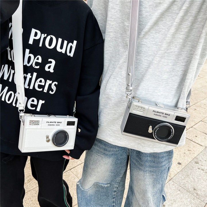 Vintage Camera Style Crossbody Bag