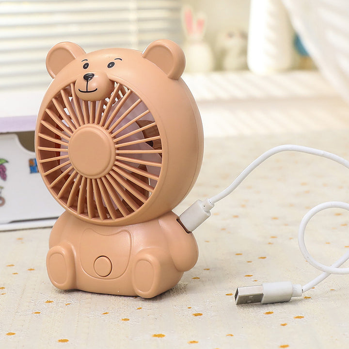 Women's Portable Mini Fan in Bear Design Kalsten