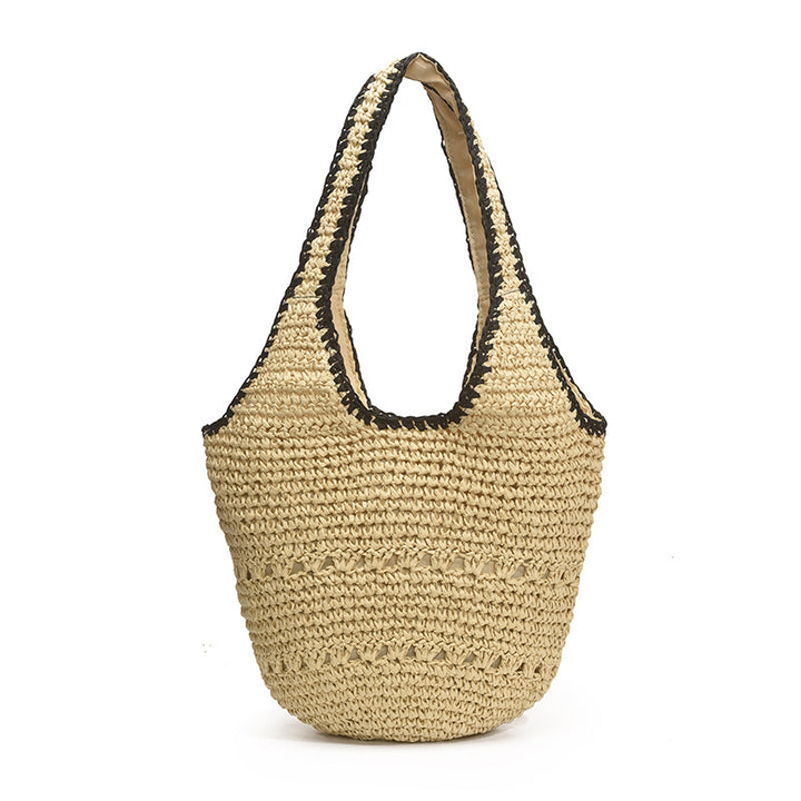 Braided tote bag with unique structure Kalsten