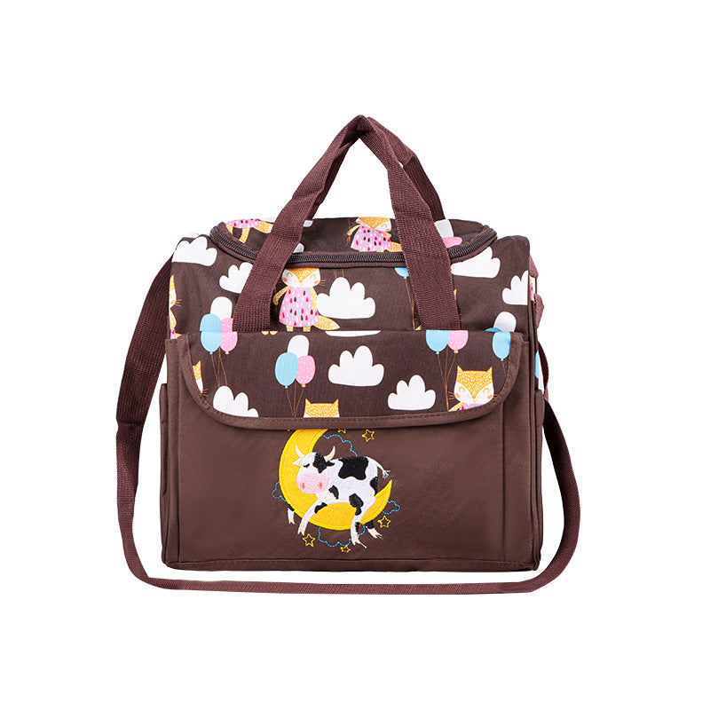 Multifunctional diaper bag with integrated changing mat Kalsten