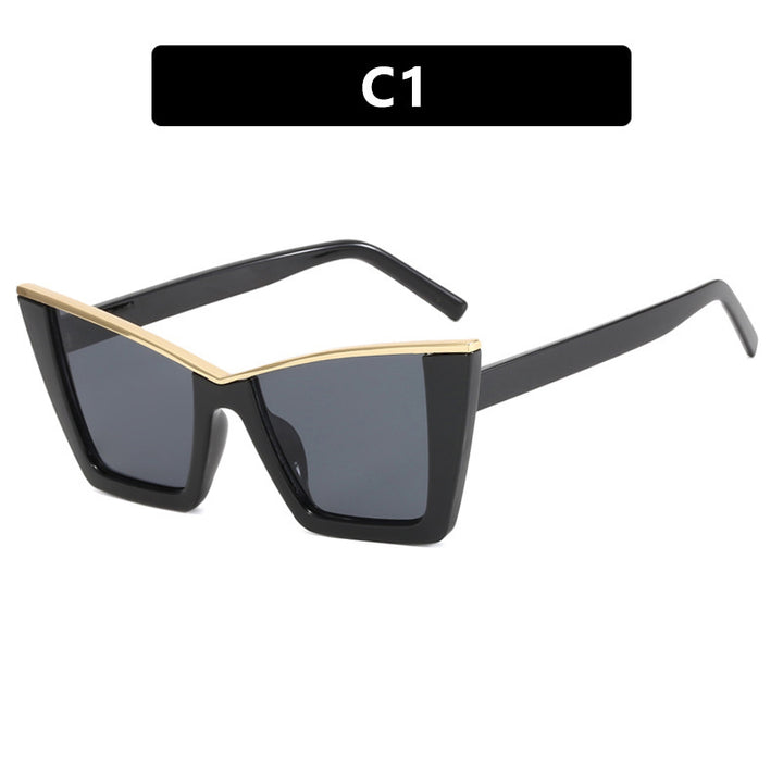 Women's fashionable sunglasses with a unique geometric frame Kalsten