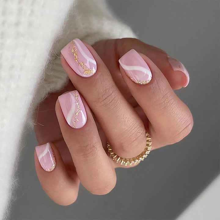 Artificial nail set with unique patterns Kalsten