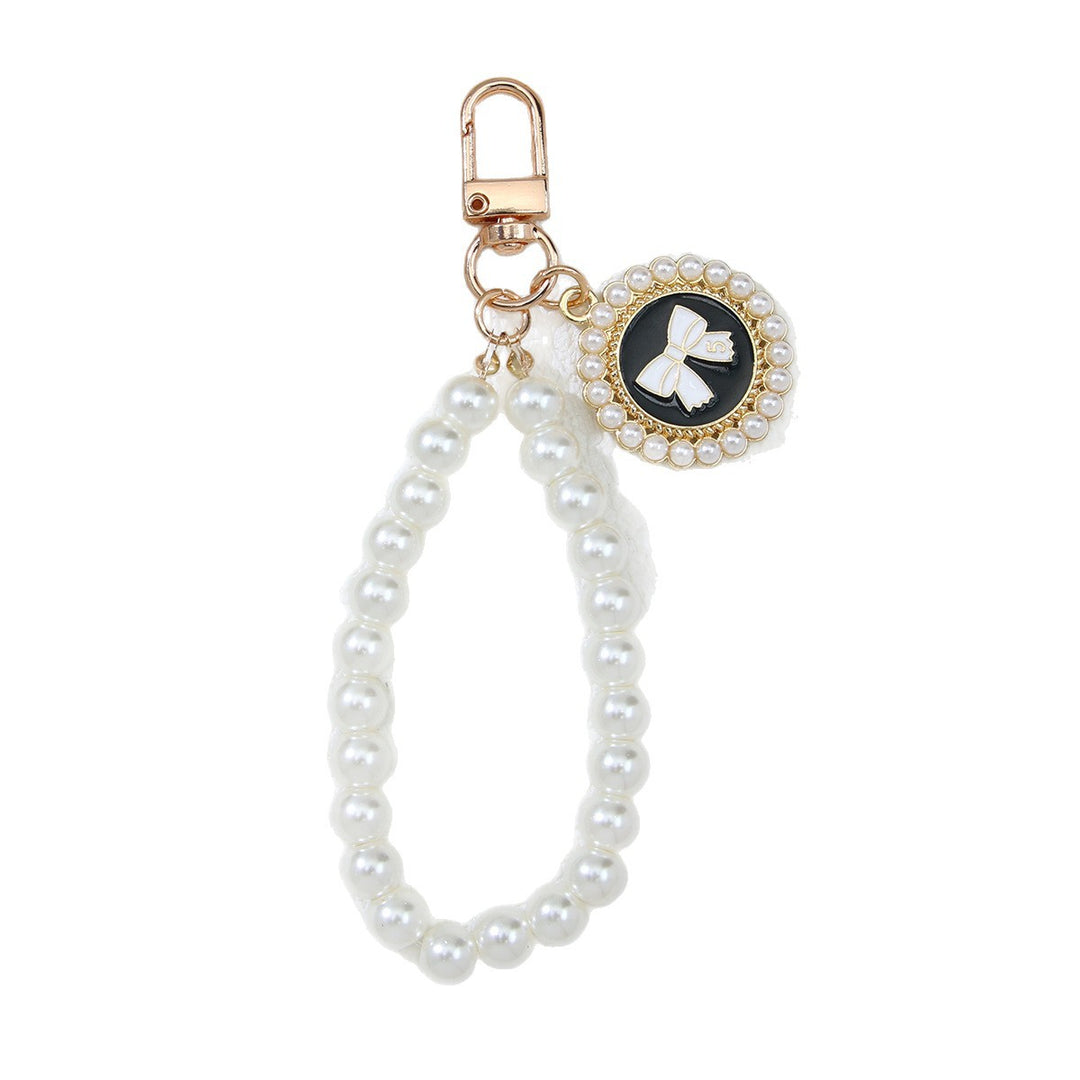 Elegant Pearl Beaded Keychain Kalsten