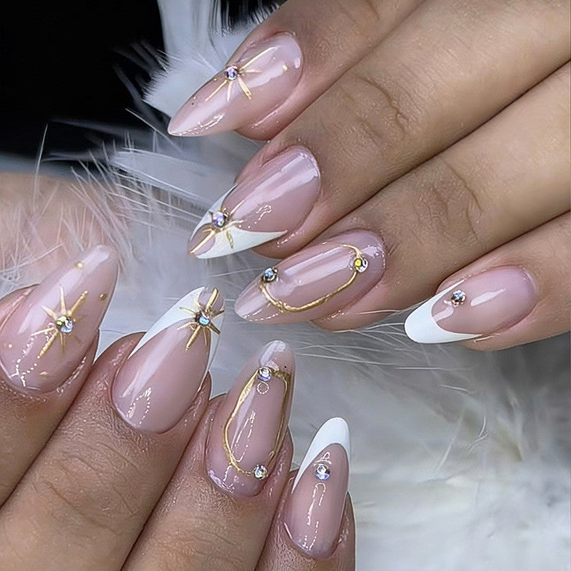Elegant Decorative Press-On Nail Art Set kalsten