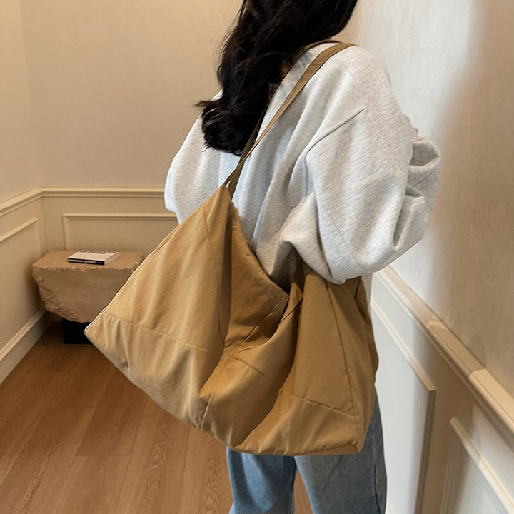 Textured Fabric Shoulder Hobo Bag Kalsten