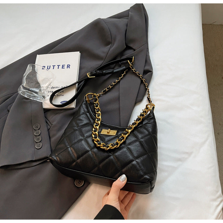 Elegant Quilted Shoulder Bag Kalsten