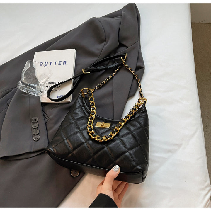 Elegant Quilted Shoulder Bag Kalsten