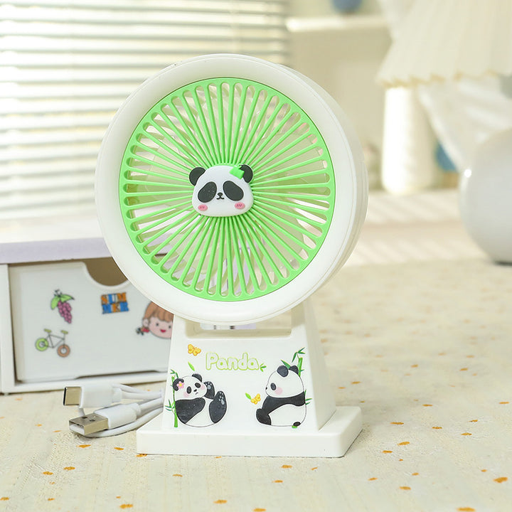 Ladies Portable Panda USB Desk Fan Kalsten