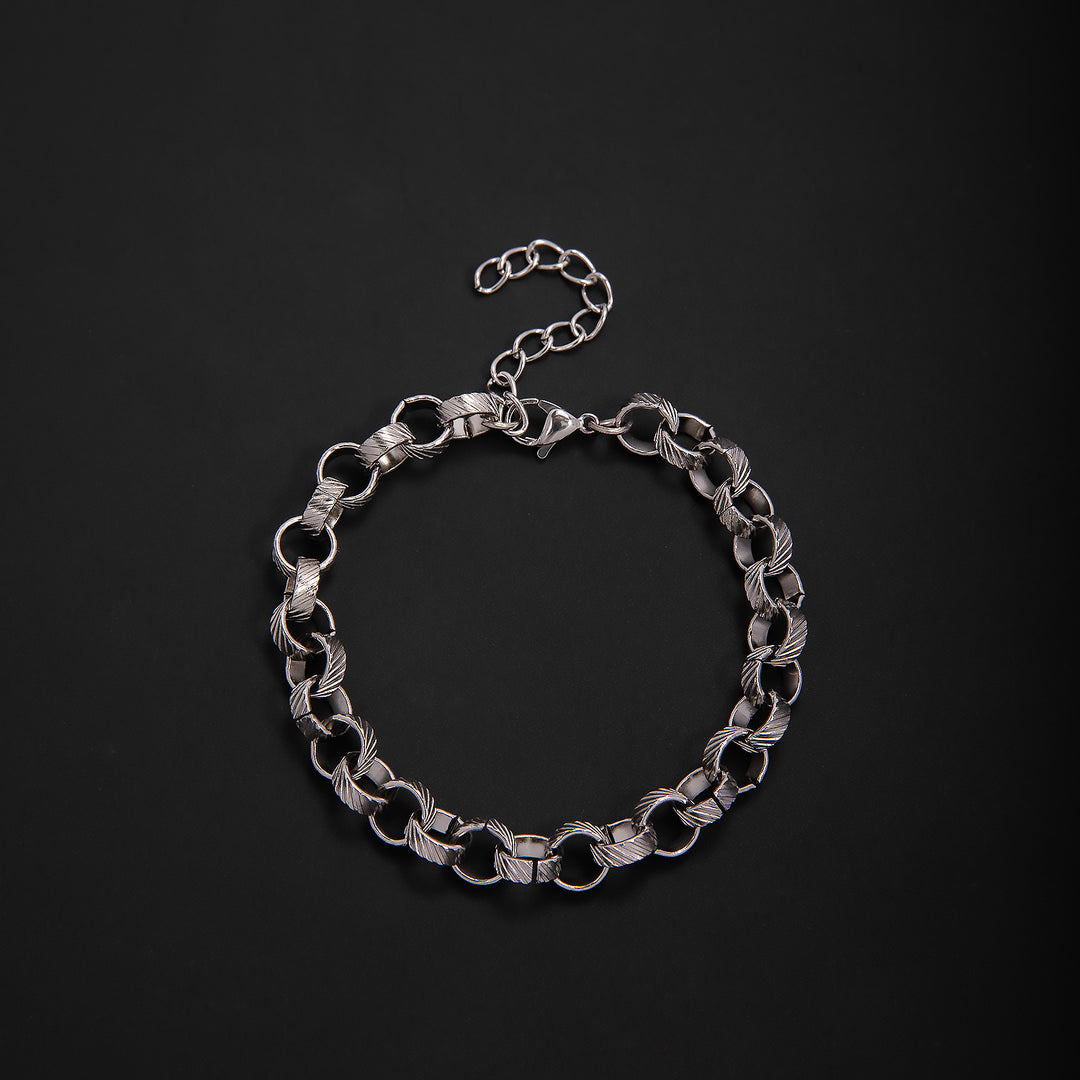 Elegant Geometric Link Bracelet Kalsten