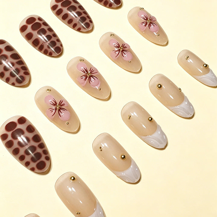 Floral Art Press-On Nail Tips Kalsten