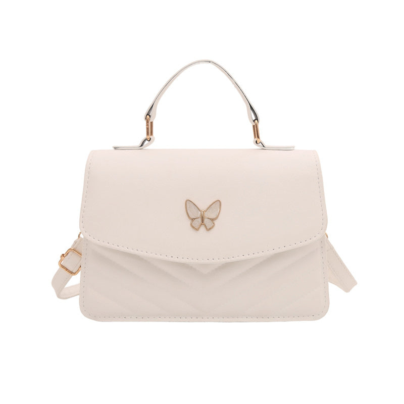 WoElegant Quilted Leather Satchel Bag Kalsten