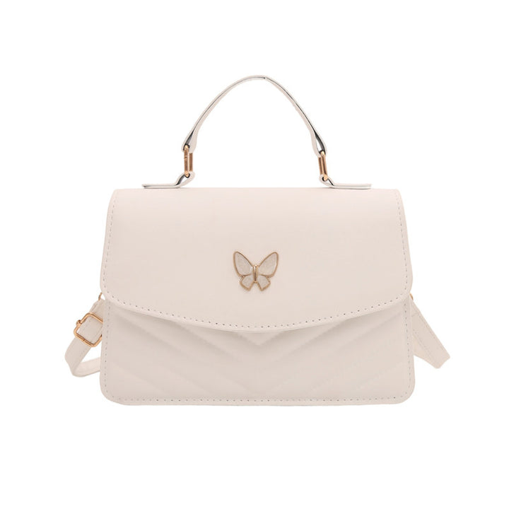 WoElegant Quilted Leather Satchel Bag Kalsten
