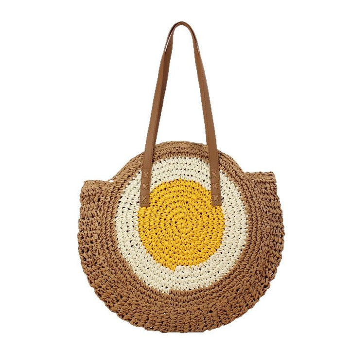 Round Macrame Beach Bag Kalsten
