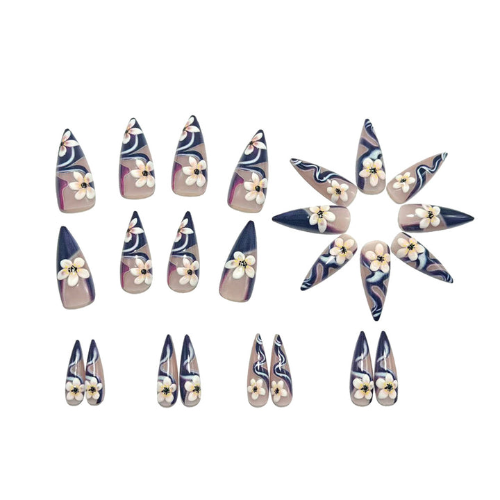 Extravagant Art Nails with Floral Design Kalsten