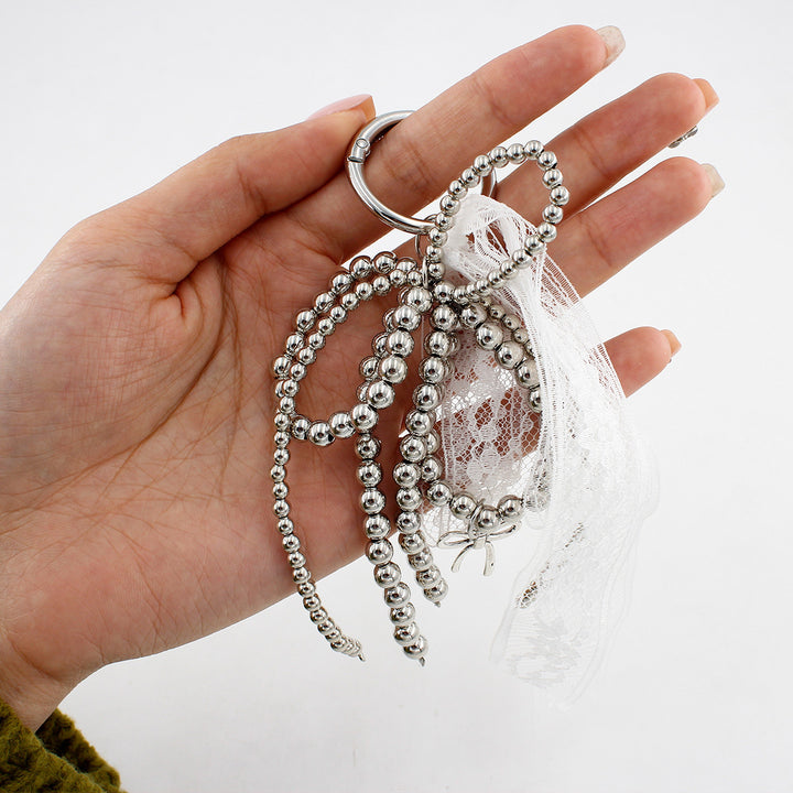 Lace and Bead Keychain Kalsten