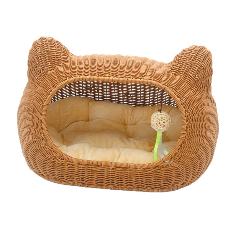 Cozy cat basket with ear design Kalsten
