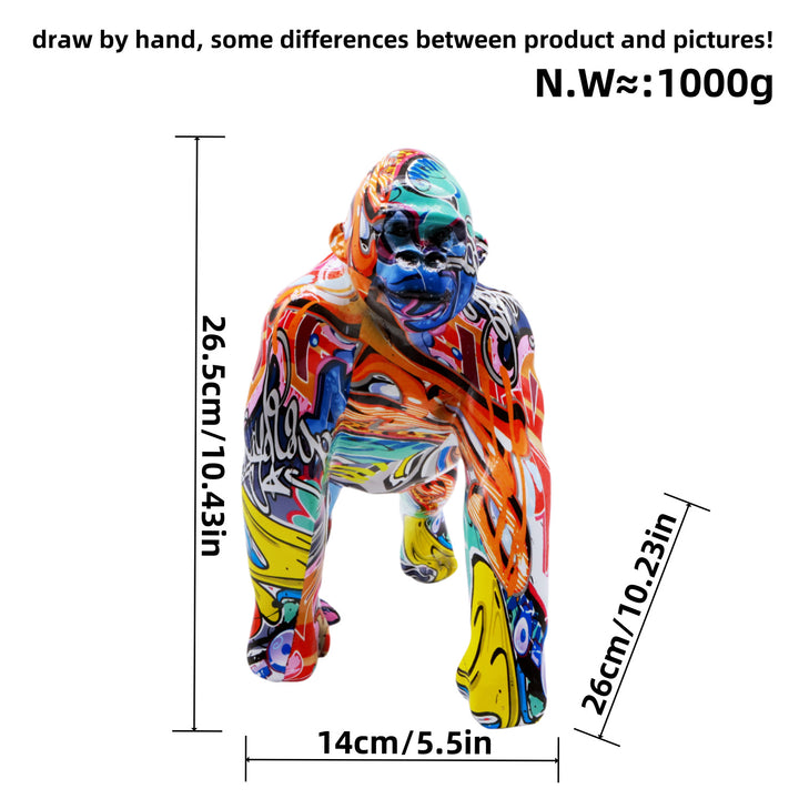 Artful Gorilla Sculpture Kalsten