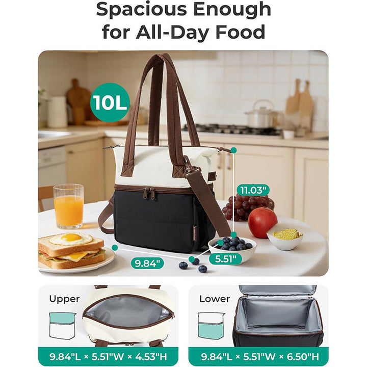 Insulated everyday bag with practical inner compartments Kalsten