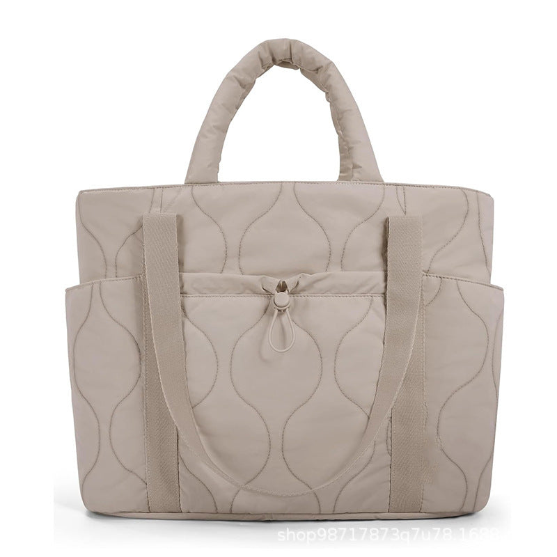 Padded tote bag with practical outer pockets Kalsten